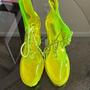 Ladies Clear Boots , size 7.5